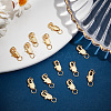 20Pcs Brass Lobster Claw Clasps KK-BBC0015-01A-G-4