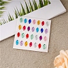 Self Adhesive Acrylic Rhinestone Stickers STIC-PW0012-02B-1