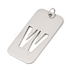 304 Stainless Steel Pendants LS-STAS-M115-01P-W-2