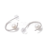 Natural Pearl Ear Studs EJEW-P286-04P-2