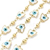 Ion Plating(IP) Enamel Butterfly with Evil Eye Link Chains CHS-G020-01G-02-1