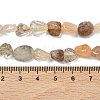 Natural Rutilated Quartz Beads Strands G-Z126-A02-6
