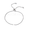 Brass Box Chains Slider Bracelet Makings KK-E068-VD012-1-1