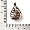 Synthetic Turquoise Pendants G-H065-02R-10-3