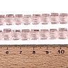 Transparent Glass Beads Strands GLAA-R041-8x8mm-A04-4