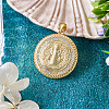 1Pc Brass Micro Pave Cubic Zirconia Pendants KK-TA0002-80B-G-3