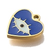 Ion Plating(IP) 304 Stainless Steel Enamel Charms STAS-P371-070G-2