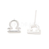 925 Sterling Silver Stud Earrings EJEW-K303-01S-05-3