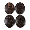 Carved Oval 2-hole Basic Sewing Button SHEL-K009-03-1