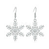 Snowflake Alloy Dangle Earrings FS-WGD9918-05-1