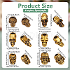 30Pcs 6 Styles Tibetan Style Alloy European Beads MPDL-PH0001-18AG-2