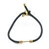Braided Nylon Cord Bracelet Making MAK-A017-D03-04G-1