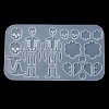 Halloween Theme Silicone Pendant Molds DIY-Q030-05B-4