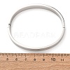 304 Stainless Steel Grooved Bangle Base SA-CBACA70-02P-5