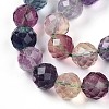 Natural Rainbow Fluorite Beads Strands G-S345-10mm-29-4