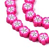 Handmade Polymer Clay Beads Strands CLAY-S096-042C-3