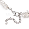 Electroplate Non-magnetic Synthetic Hematite & Shell Pearl Braided Bead Bracelets BJEW-JB110101-5