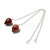 Natural Red Jasper Dowsing Pendulums G-R492-01S-10-1