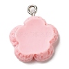 Opaque Resin Pendants RESI-L038-01P-08-2