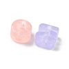 Luminous Transparent Acrylic European Beads OACR-D038-01-4
