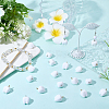 20Pcs 2 Colors Opaque Resin Pendants RESI-SC0006-94-4
