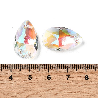 Glass Pendants GLAA-22X13-28AB-1