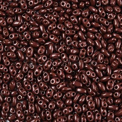 Baking Paint Glass Seed Beads SEED-T006-03V-1