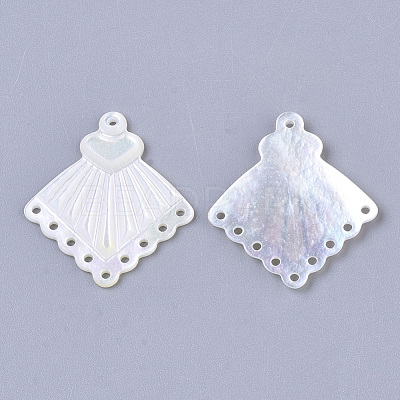 White Shell Chandelier Components Links SHEL-T016-02-1