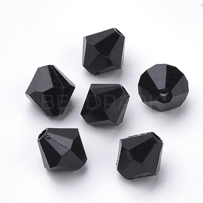 Transparent Acrylic Beads X-TACR-S146-4mm-27-1