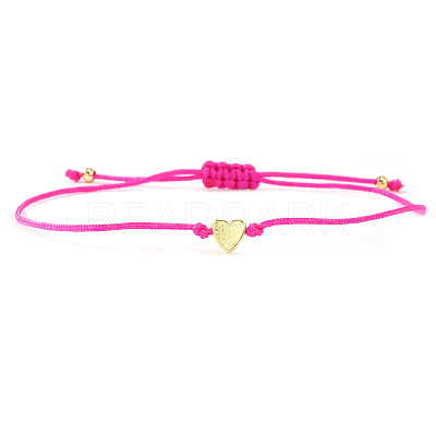 Valentine's Adjustable Braided Polyester Cord Bracelets LS-GM2838-1-1