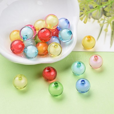 Transparent Acrylic Beads X-TACR-S092-10mm-M-1
