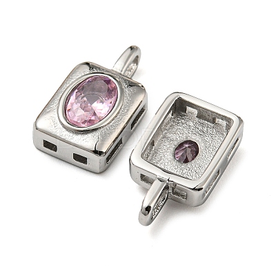 304 Stainless Steel Pendants STAS-L022-056P-04-1