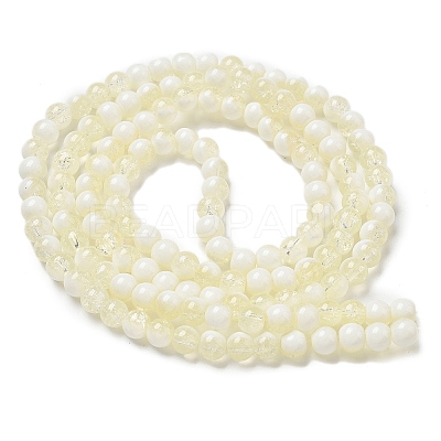 Crackle Glass Beads Strands GLAA-U001-6mm-11-1