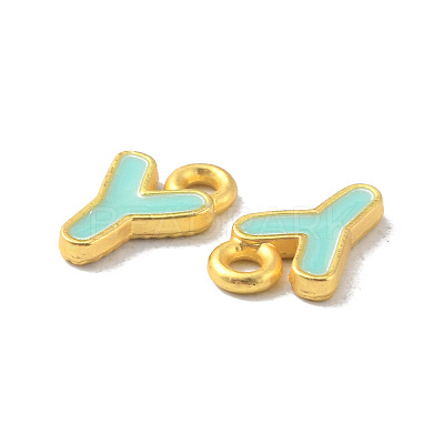 Alloy Enamel Pendants ENAM-P247-01MG-Y-1