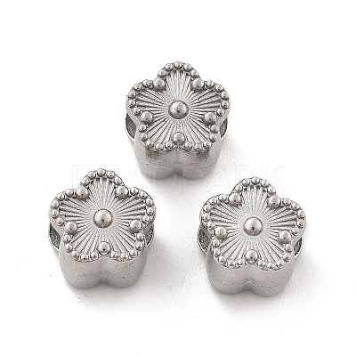 304 Stainless Steel European Beads STAS-M112-03P-06-1