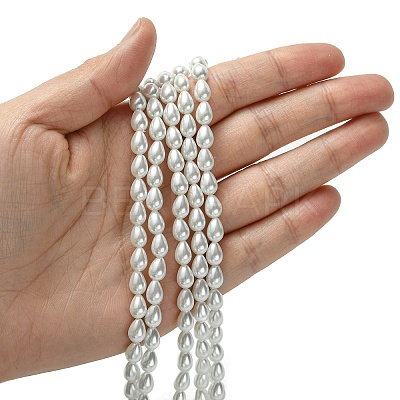 Glass Pearl teardrop X-HY-O001-B-02-1