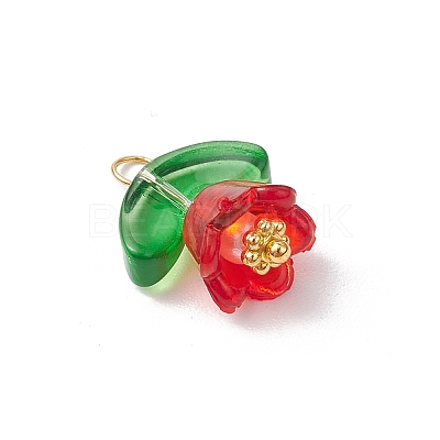 Glass Pendants PALLOY-JF03355-1