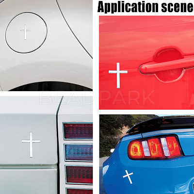 6Bags Alloy Car Stickers STIC-CP0001-25-1