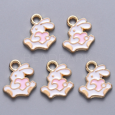 Alloy Enamel Charms X-ENAM-S121-117B-1