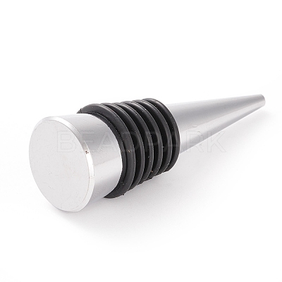Alloy Wine Bottle Stoppers DIY-D058-02P-1
