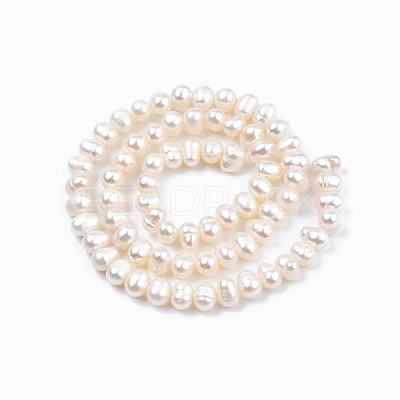 Natural Cultured Freshwater Pearl Beads Strands PEAR-N013-04B-01-1