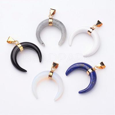 Natural & Synthetic Gemstone Pendants G-D859-01-1