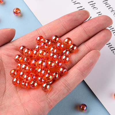Transparent Acrylic Beads MACR-S370-B8mm-726-1
