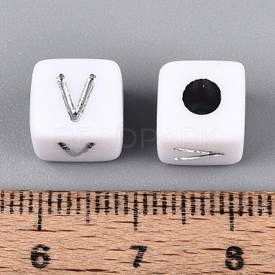 Opaque Acrylic Beads SACR-T035-03V-1