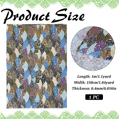 Japanese Style Cotton Fabric DIY-WH0504-889C-1