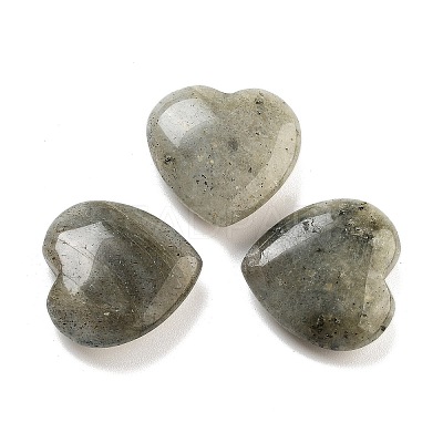 Heart Natural Labradorite Palm Stones G-C134-06A-17-1