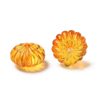 Autumn Theme Transparent Acrylic Beads PL712Y-5-1