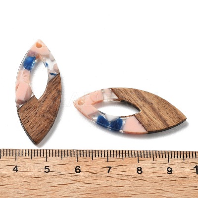 Resin and Walnut Pendants FIND-R051-12F-1