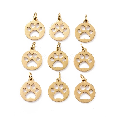 304 Stainless Steel Pendants STAS-Q201-T455G-1