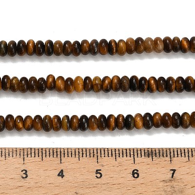 Natural Tiger Eye Beads Strands G-L635-A31-4x2mm-01-1